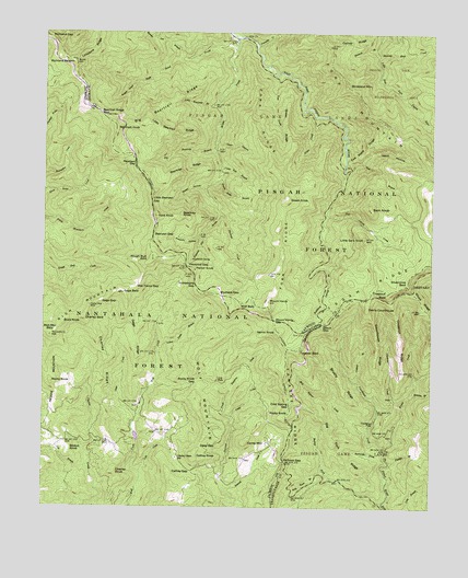 Sam Knob, NC USGS Topographic Map
