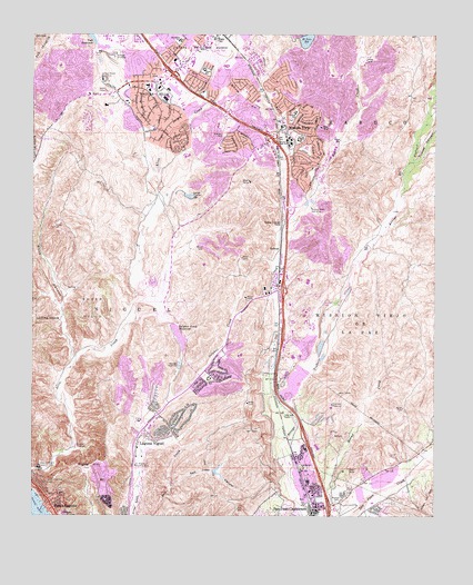 San Juan Capistrano, CA USGS Topographic Map