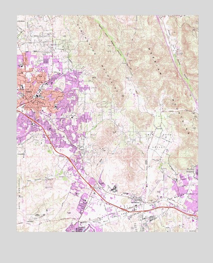 San Marcos, CA USGS Topographic Map