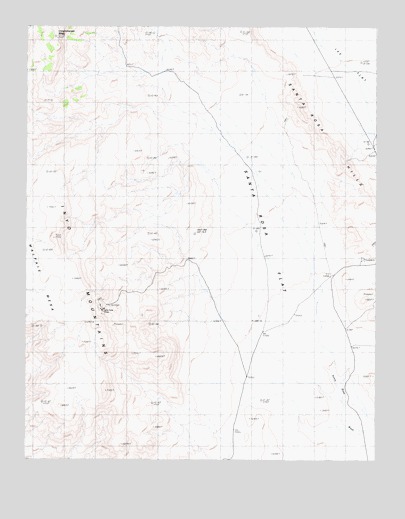 Santa Rosa Flat, CA USGS Topographic Map