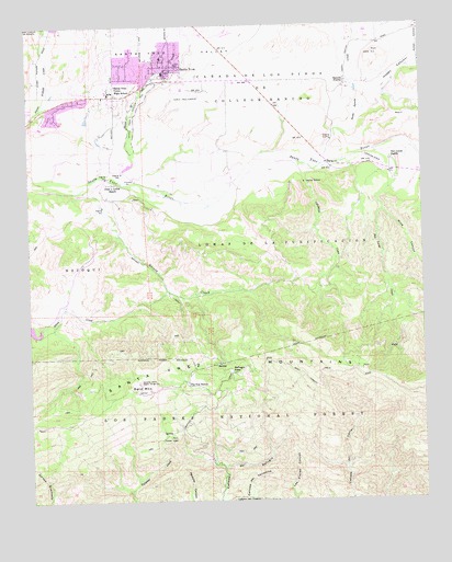 Santa Ynez, CA USGS Topographic Map