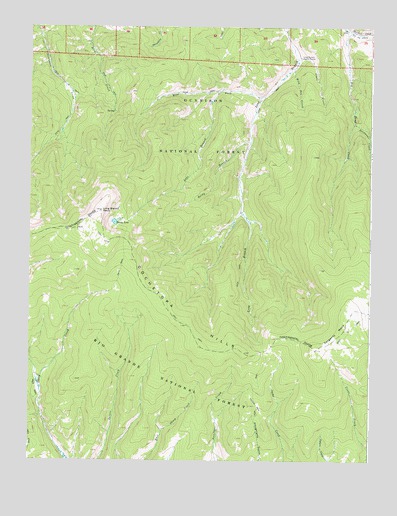 Sargents Mesa, CO USGS Topographic Map
