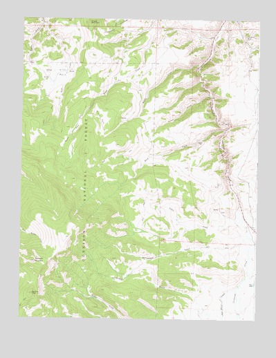 Sawtooth Mountain, CO USGS Topographic Map