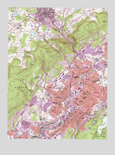 Scranton, PA USGS Topographic Map