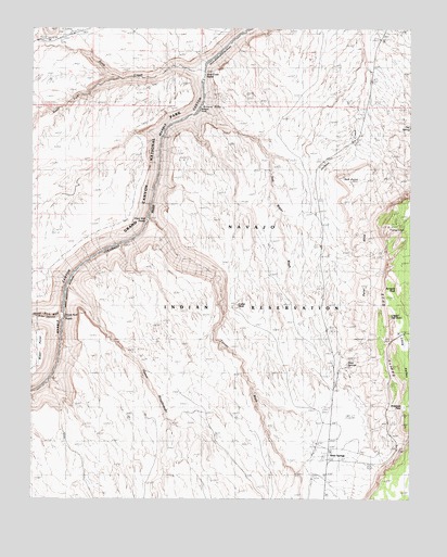 Bitter Springs, AZ USGS Topographic Map
