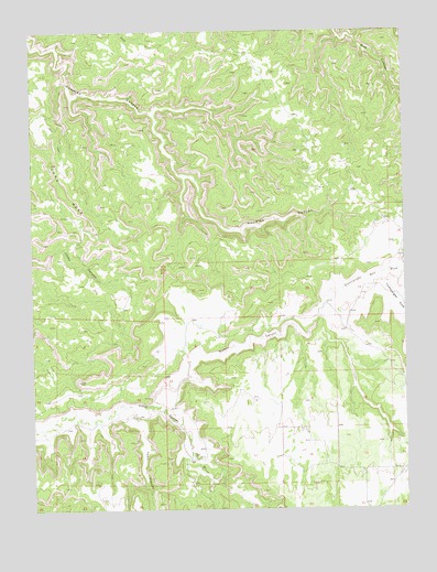 Sieber Canyon, CO USGS Topographic Map