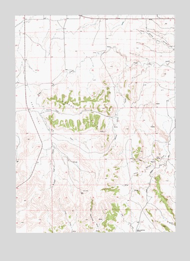 Silver Springs, WY USGS Topographic Map