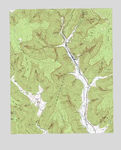 Sinking Cove, TN USGS Topographic Map
