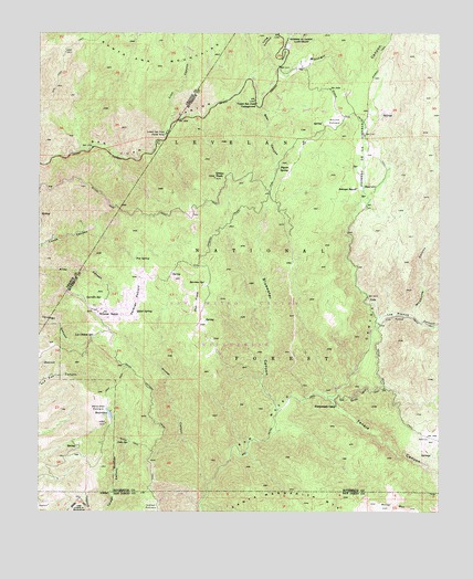 Sitton Peak, CA USGS Topographic Map