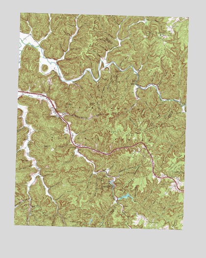 Slade, KY USGS Topographic Map