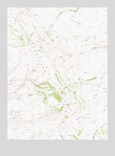 Snowstorm Mountain, NV USGS Topographic Map