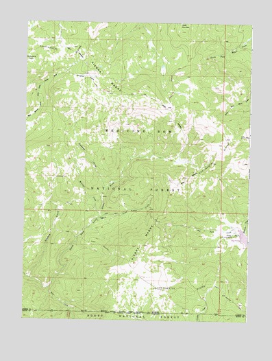 Solomon Creek, WY USGS Topographic Map