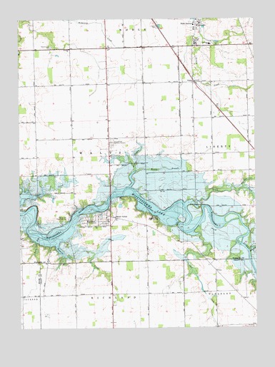 Somerset, IN USGS Topographic Map