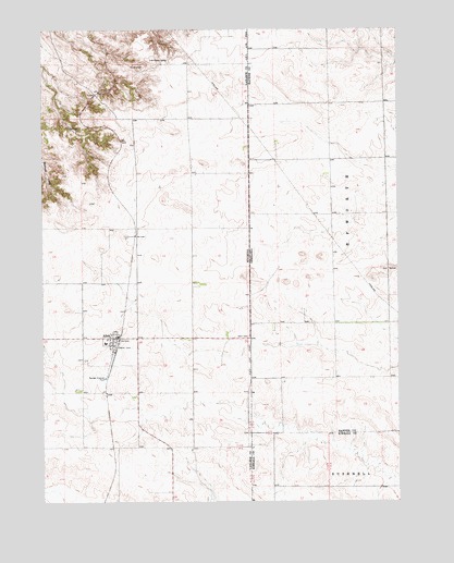 Albin, WY USGS Topographic Map