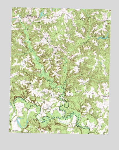 Sparta, VA USGS 1:24K Topographic Map Preview: