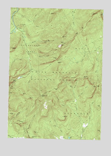 Speckled Mountain, ME USGS Topographic Map