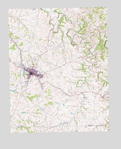 Springfield, KY USGS Topographic Map