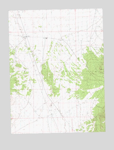 Spruce Well, NV USGS Topographic Map