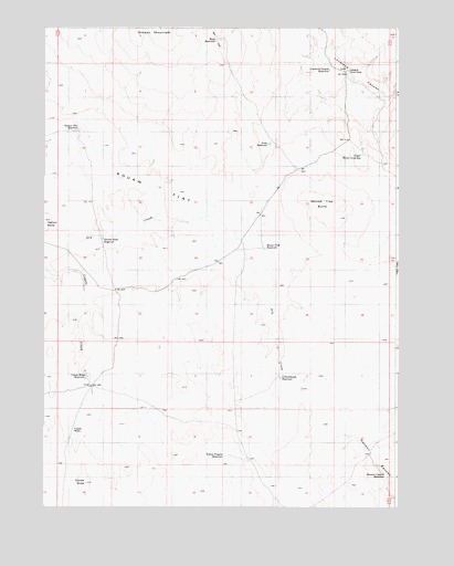 Squaw Flat, OR USGS Topographic Map