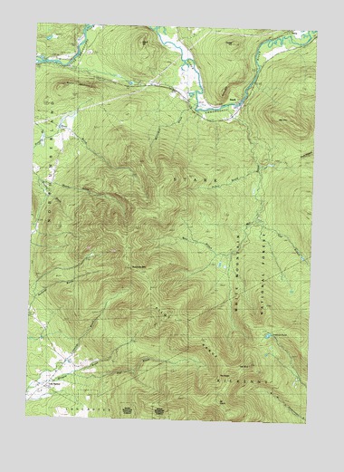 Stark, NH USGS Topographic Map