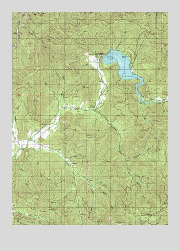 Starvout Creek, OR USGS Topographic Map