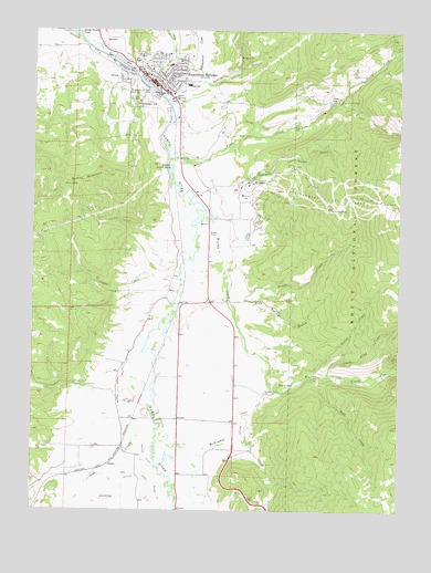 Steamboat Springs, CO USGS Topographic Map
