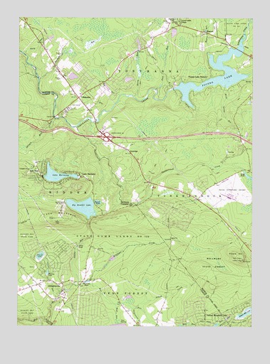 Blakeslee, PA USGS Topographic Map