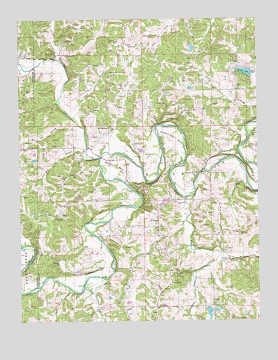 Strain, MO USGS Topographic Map
