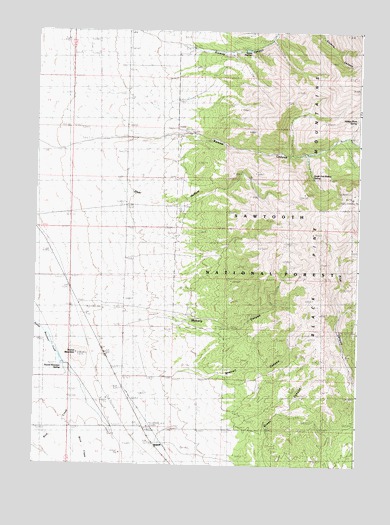 Strevell, ID USGS Topographic Map