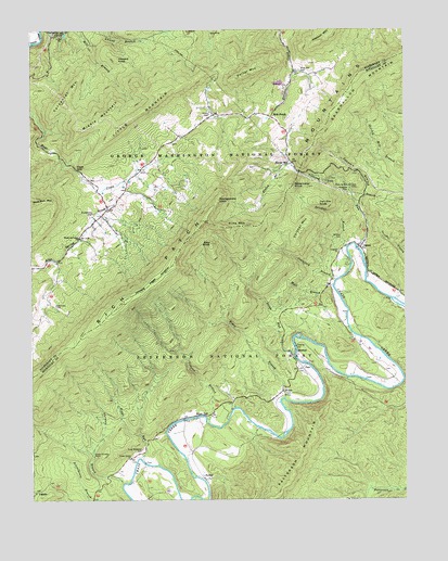 Strom, VA USGS Topographic Map