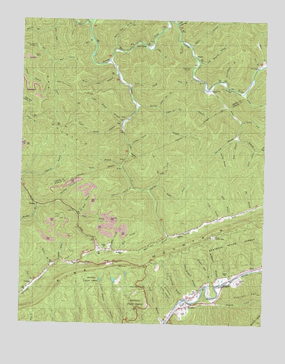Bledsoe, KY USGS Topographic Map