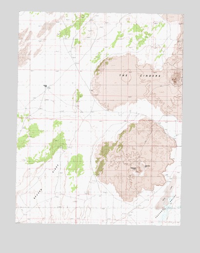 Tabernacle Hill, UT USGS Topographic Map
