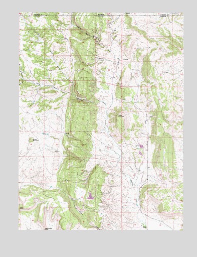 Table Mountain, CO USGS Topographic Map