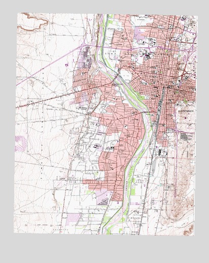 Albuquerque West, NM USGS Topographic Map