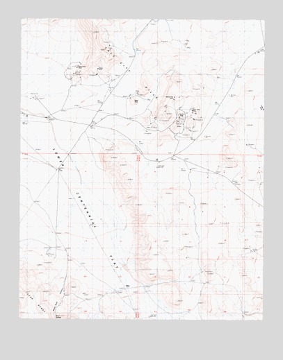 Talc City Hills, CA USGS Topographic Map