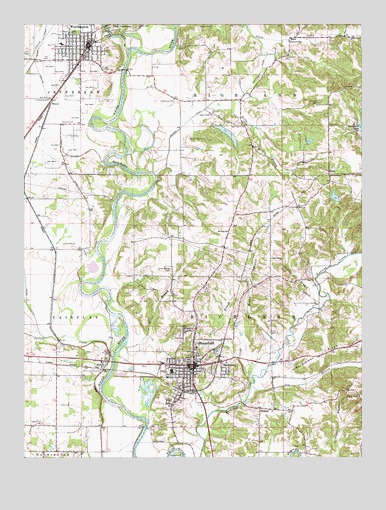 Bloomfield, IN USGS Topographic Map