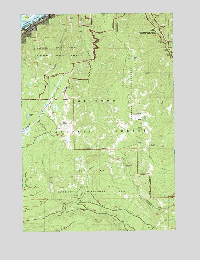 Tanner Butte, OR USGS Topographic Map