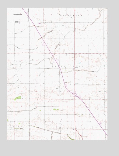 Templeton NE, IN USGS Topographic Map