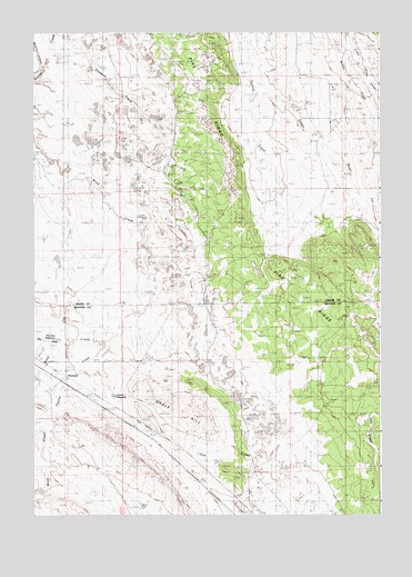 Thornton, WY USGS Topographic Map