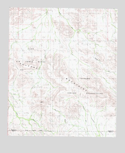 Tom Thumb, AZ USGS Topographic Map