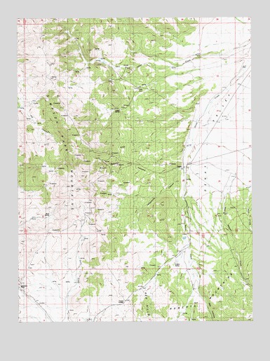 Tonkin Summit, NV USGS Topographic Map