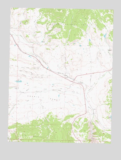 Toponas, CO USGS Topographic Map