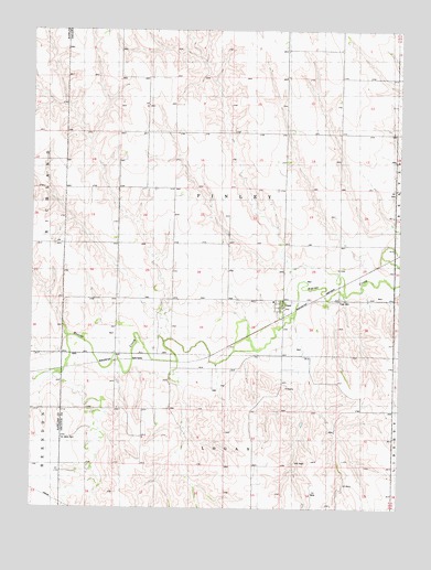 Traer, KS USGS Topographic Map