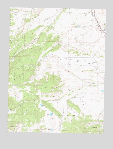 Trapper, CO USGS Topographic Map