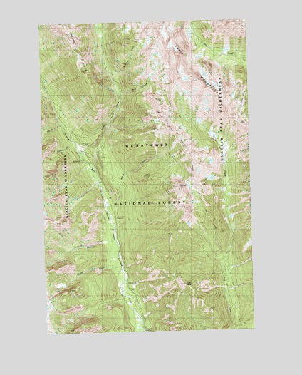 Trinity, WA USGS Topographic Map