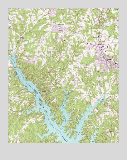 Troutman, NC USGS Topographic Map