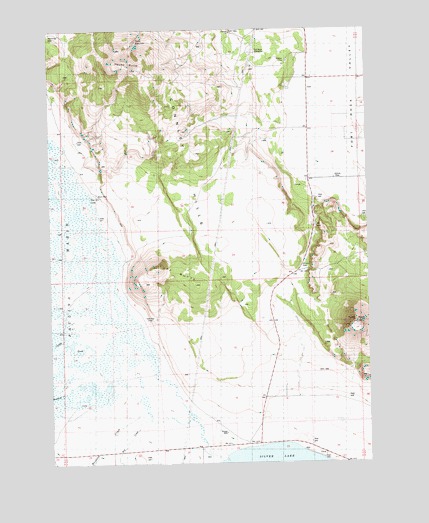 Tuff Butte, OR USGS Topographic Map