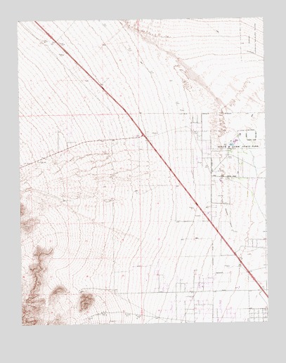 Tule Springs Lake, NV USGS Topographic Map