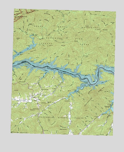 Tuskeegee, NC USGS Topographic Map