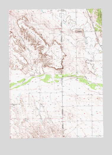 Twentyone Divide, WY USGS Topographic Map